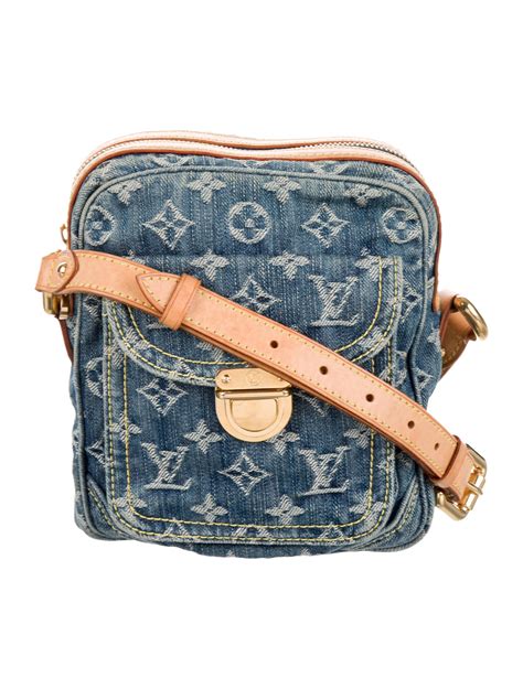 louis vuitton camera bag denim|Louis Vuitton monogram denim bag.